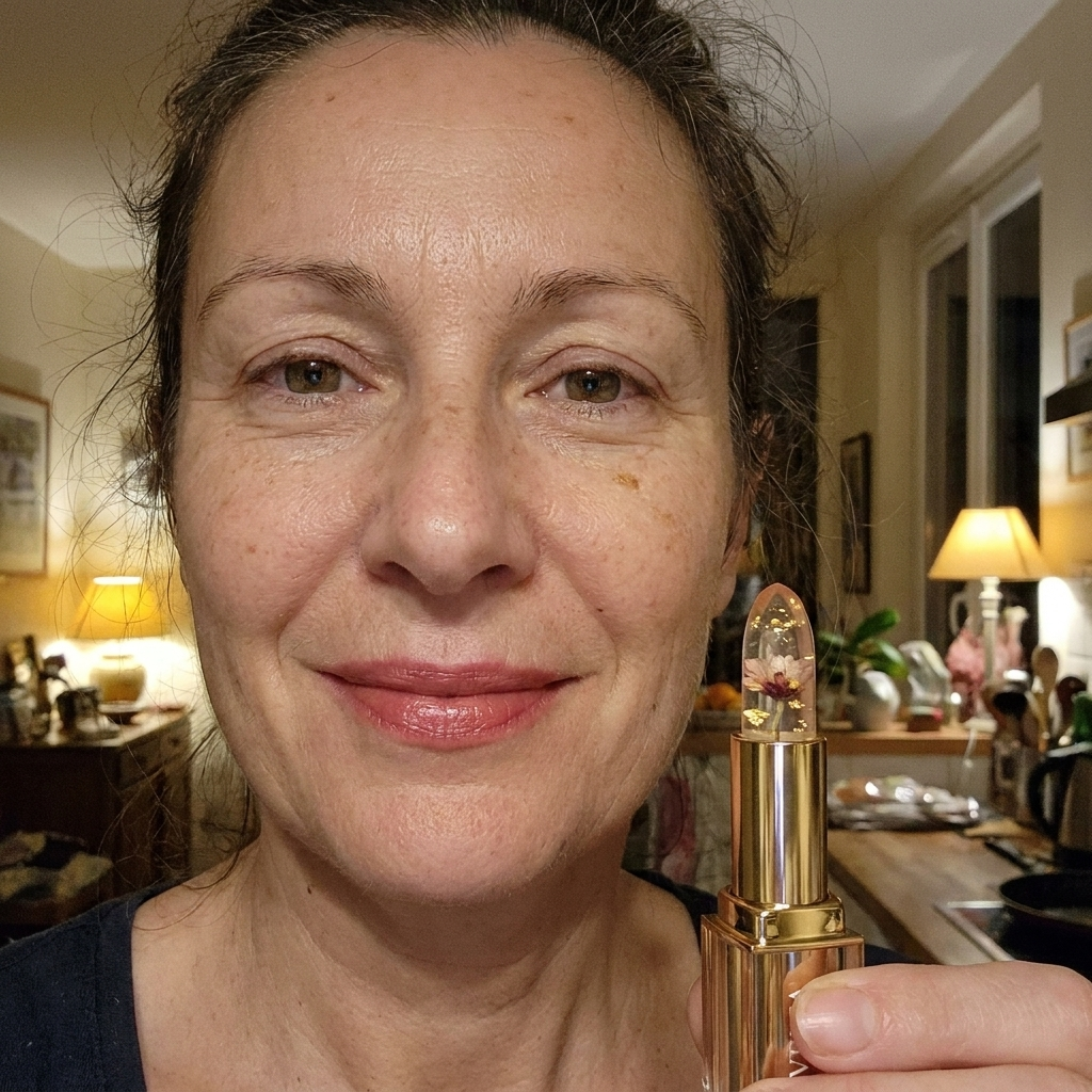 En Soirée, Mes Lèvres Paraissent Plus Pleines et Plus Lisses